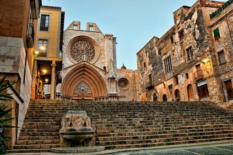 Tarragona Cathedral above the Part Alta